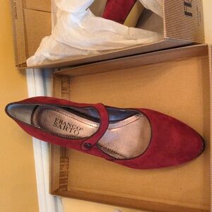 Franco Sarto Bordeaux red Klaus pumps in 8 M